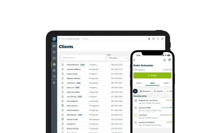 Field service crm software